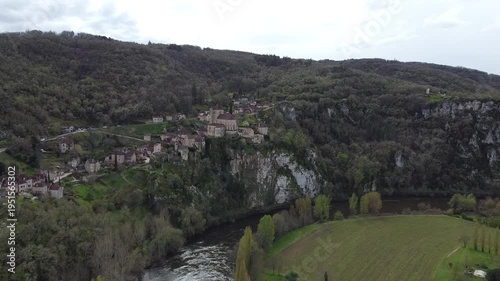 Saint Cirq Lapopie desde el aire