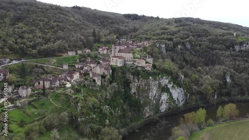 Saint Cirq Lapopie desde el aire