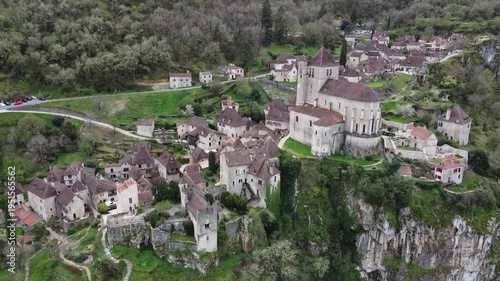 Saint Cirq Lapopie desde el aire