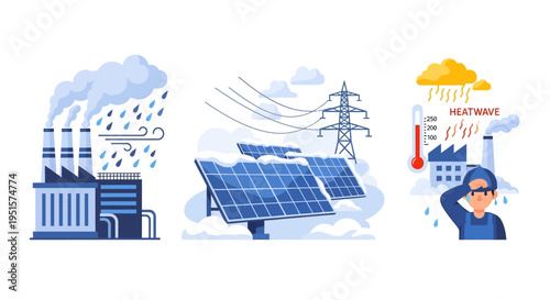 Global Warming & Energy Crisis: Pollution, Extreme Weather, Renewable Challenges