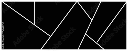 Photo collage template. Mood board grid. Square picture frame. Photography album layout. Vector illustration .EPS 20 .