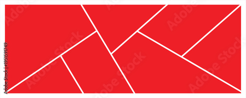 Photo collage template. Mood board grid. Square picture frame. Photography album layout. Vector illustration .EPS 20 .