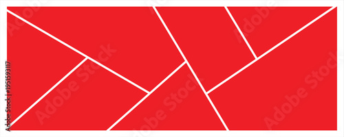 Photo collage template. Mood board grid. Square picture frame. Photography album layout. Vector illustration .EPS 20 .