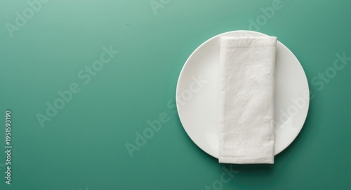 Flat lay image of a white c...