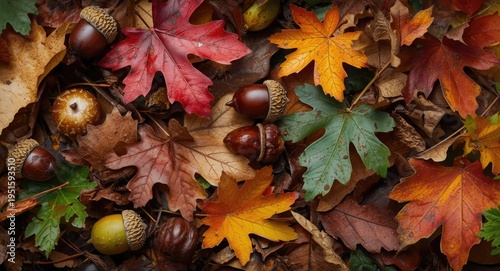 Rich fall foliage featuring...