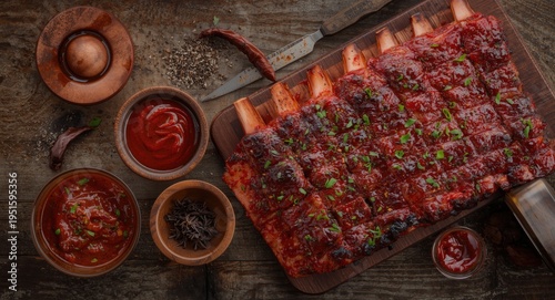 Rustic hardwood surface dis...