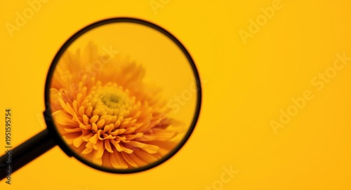 Magnified view of calendula...