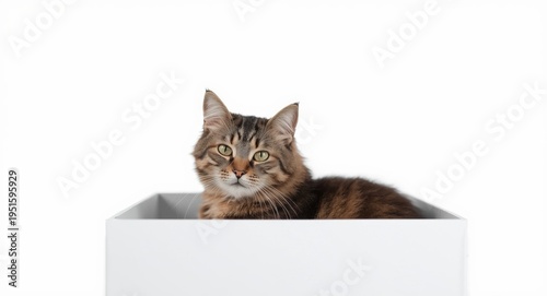 Feline solitude captured in...