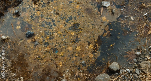 Sample of polluted water hi...