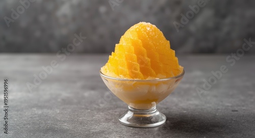 Cool mango bingsu featuring...