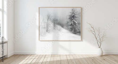 Bright minimalist Nordic in...