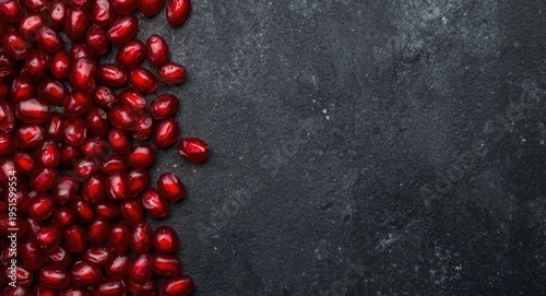 Macro shot of pomegranate s...