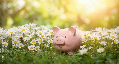Savings and growth symbol s...