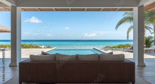 Relaxing beach house space ...