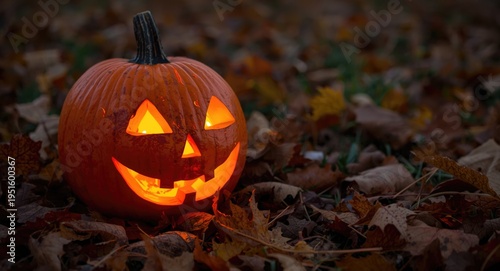 Halloween pumpkin lantern i...
