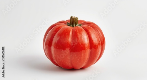 Ripe red kuri squash displa...
