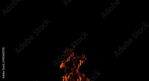 Luminous fire blast eruptin...