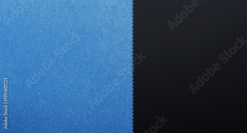 Light blue denim textile fe...