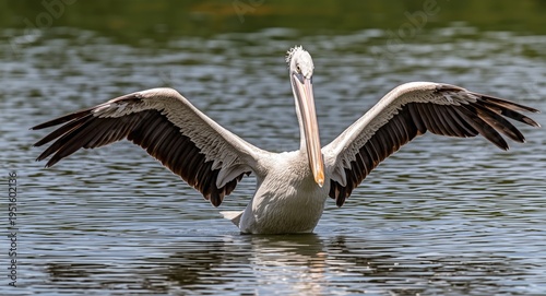 Pelican touching down gentl...