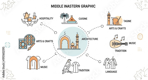 Middle Eastern Graphic - A Visual Exploration of Culture and Heritage.