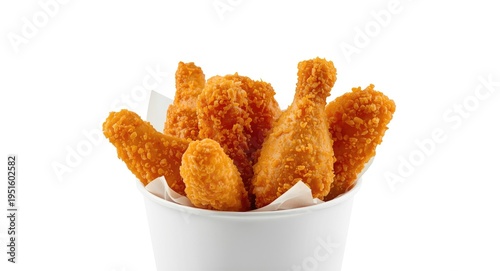 Golden crispy fried chicken...