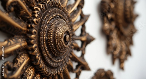 Macro view showcasing craft...