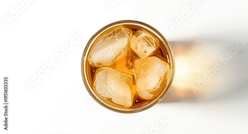 Overhead shot of refreshing...