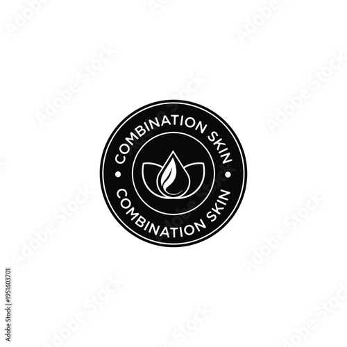 Skincare Packaging Labels with Paraben Free Silicone Free and Natural Ingredients Icons