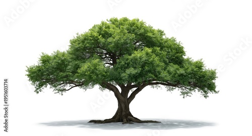 Isolated big natural tree o...