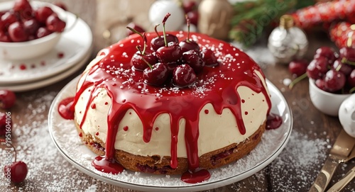 Holiday cherry kirschtorte ...