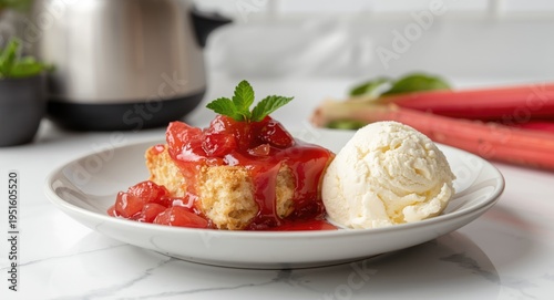 Heavenly rhubarb dessert pa...