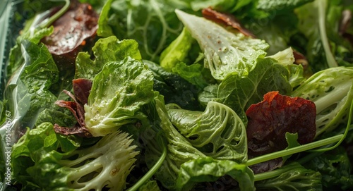 Fresh Misticanza salad gree...