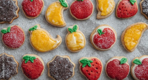 Handmade marzipan fruits al...
