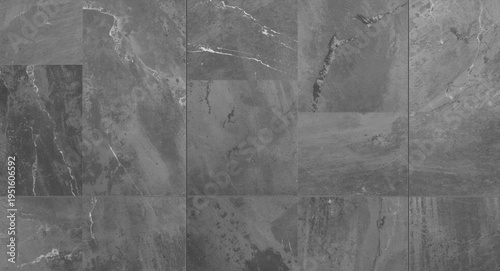 Polished gray tile backgrou...