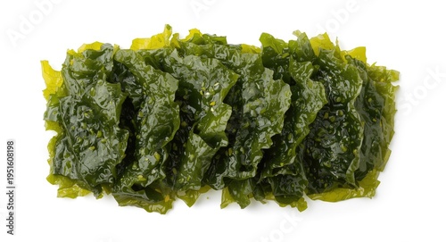 Healthy mekabu seaweed slic...