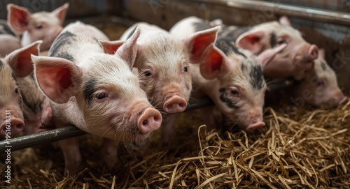 Piglets increasing food int...