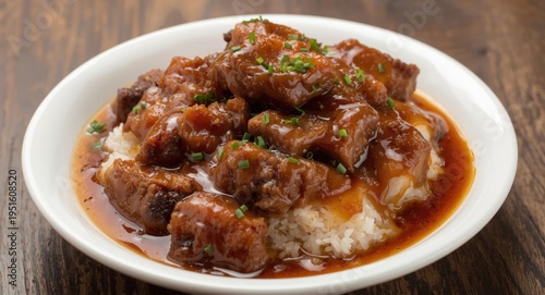 Full plate of duck and cris...