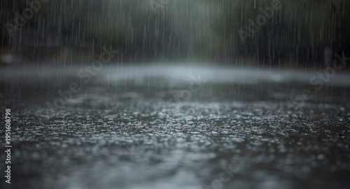 Moist ground rippling under...