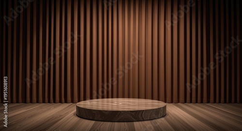 Showroom product podium wit...