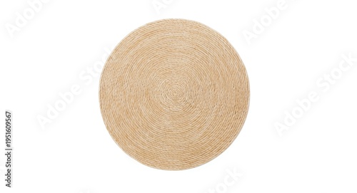 placemat isolated on plain ...