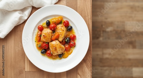 Rustic Basque chicken entre...