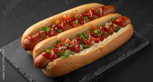 Flavor rich French hot dogs...