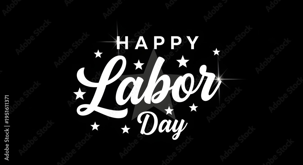 Obraz premium Happy labor day wishes and greetings celebrating workers' contributions