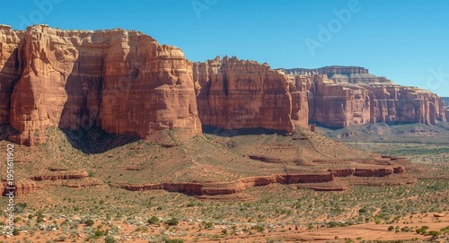 Majestic towering sandstone...