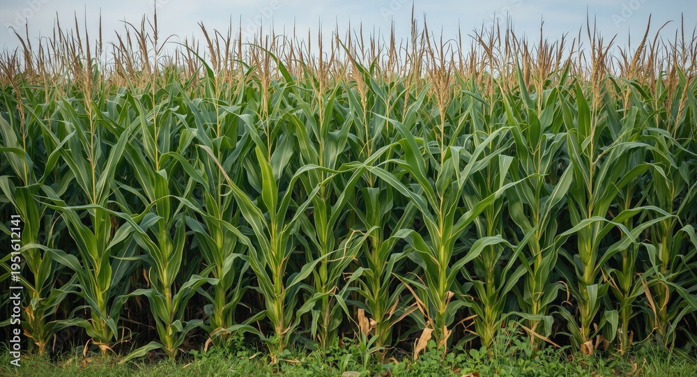 Obraz premium High risk of total corn yield loss due to aggressive downy mildew disease