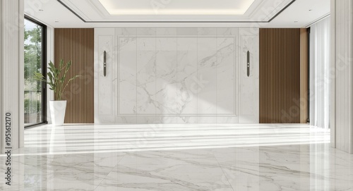 Elegant modern interior wit...