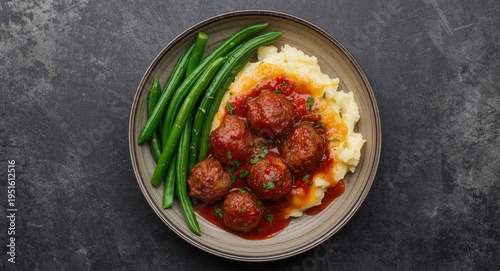 Hearty meatball dinner feat...