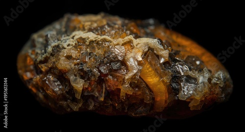 Magnified image of tiger ey...