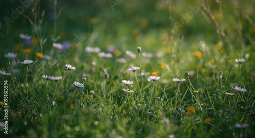 Serene blooming flowers in ...