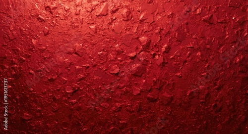 glowing red rough surface t...
